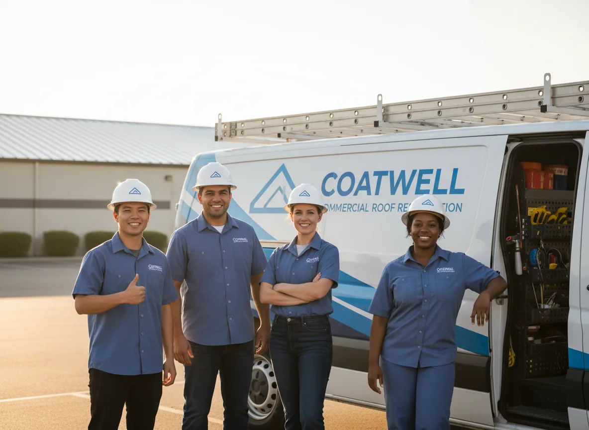 Commercial roof coating company in Upton, NY